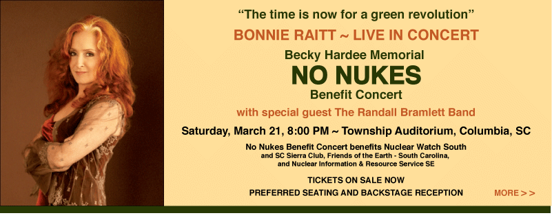 Bonnie Raitt Becky Hardee NO NUKES Benefit Concert