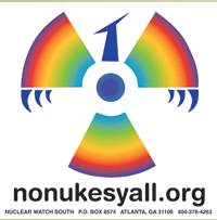 Free stickers when you join Nuclear Watch South!