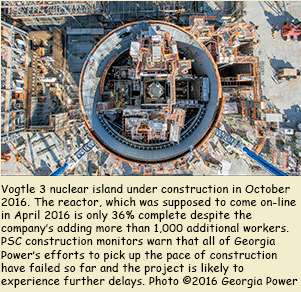 Vogtle construction October 2016